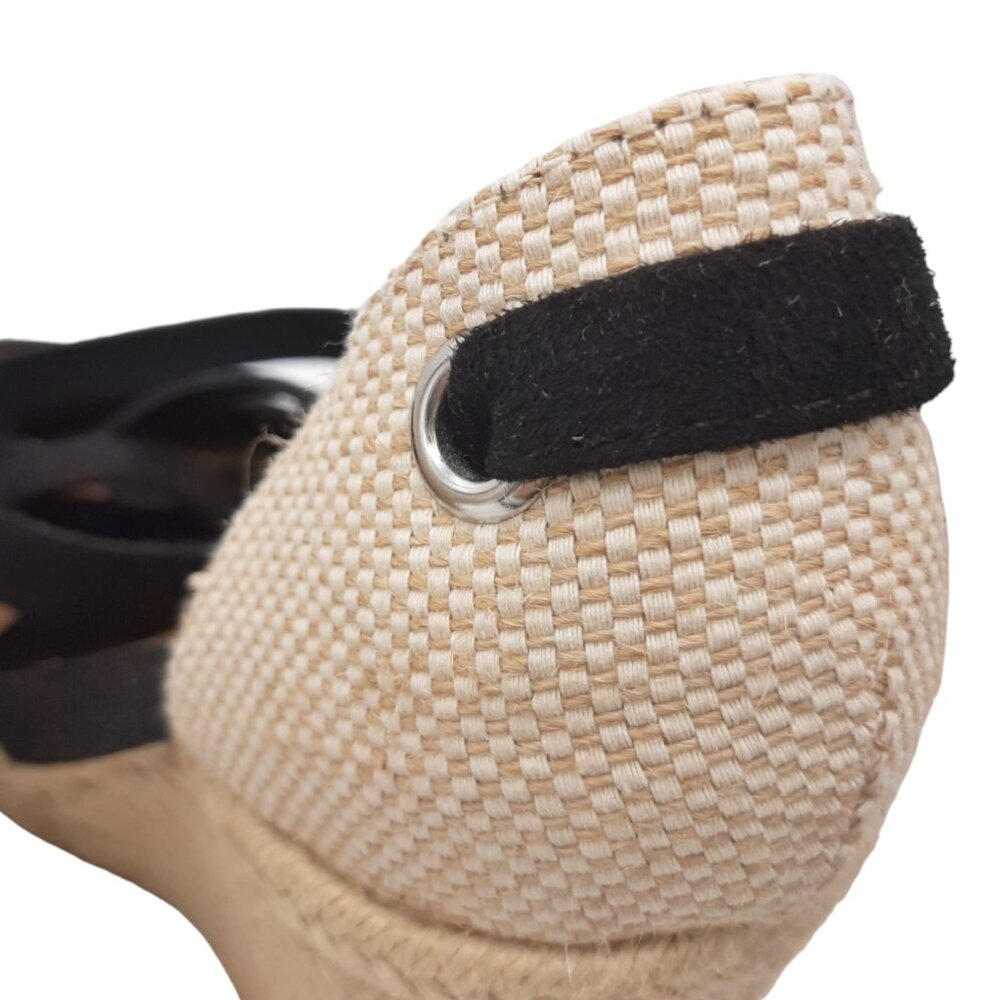 Torrid Ankle Wrap Espadrille Wedge SZ 8.5WW - Picture 10 of 15